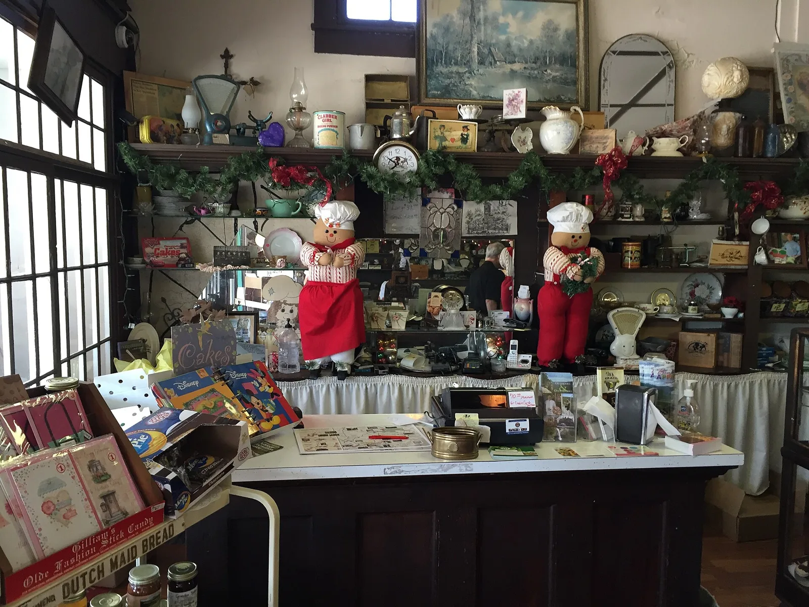 Cookies and baked goods in the display case at Dutch Maid Bakery in Tracy City, Tenn.
